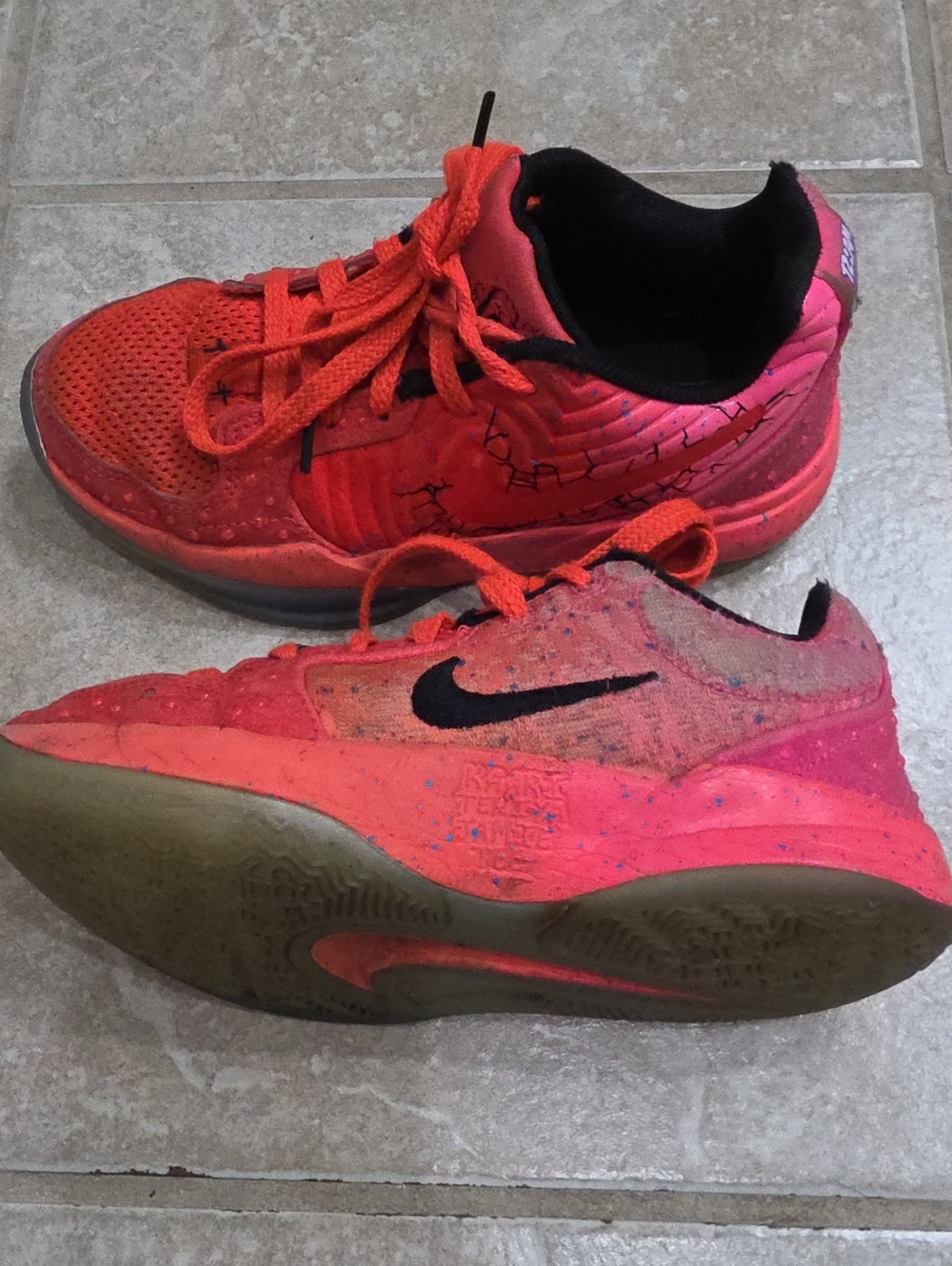 Nike Kids' Pink Coral Athletic Sneakers